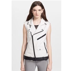 BLK DNM Iconic Two-Tone Paneled Leather Motorcycle